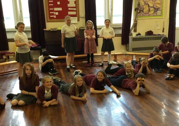 Producing play: Pupils put together their production
