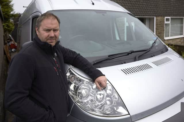 Aaron Rothwell - wants more to be done about people breaking into vans after it happened to him twice in five days.