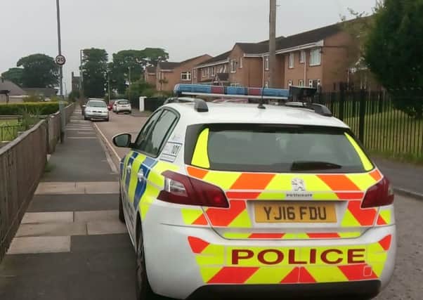 Police were called after a man was attacked with a bladed weapon in Cumberland Close, Ovenden, Halifax.
