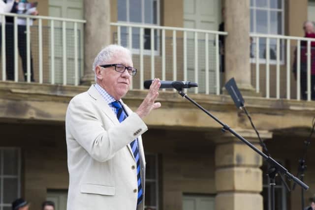 BBC TV news presenter Harry Gration was master of ceremonies for the occasion