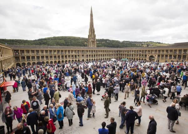 The Piece Hall re-opens.