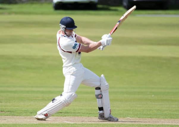 Actions from Illingworth v Old Town, cricket, at Illingworth CC. Pictured is James Lawton