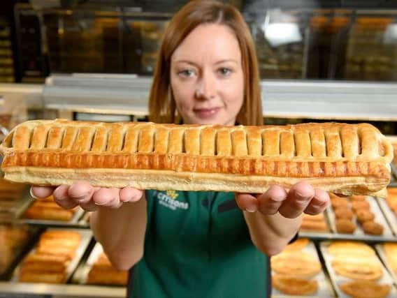 The sausage roll is double the length and four times the weight of some high street competitors