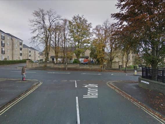 The car crashed soon after it failed to give way at the junction of Free School Lane and Manor Drive, Halifax. Picture: Google