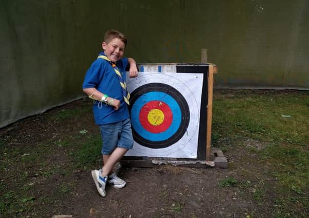 Scout groups take part in a variety of activities such as archery