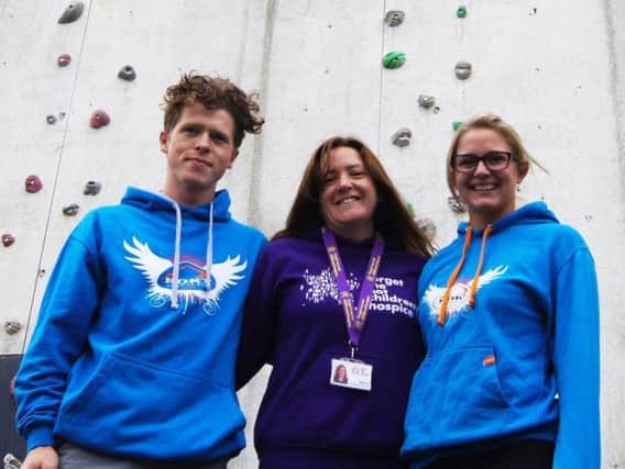 Are you brave enough to climb the Roktface for the Forget-Me-Not Children's Hospice?