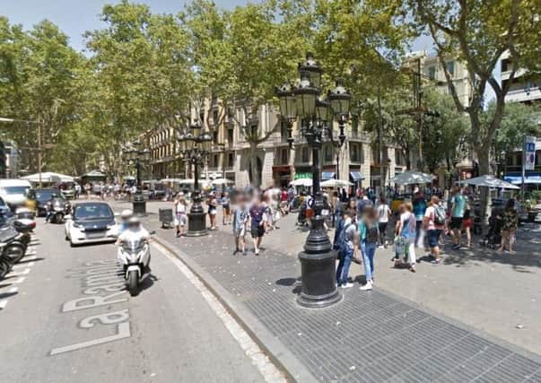 La Ramblas, Barcelona. Google Street View