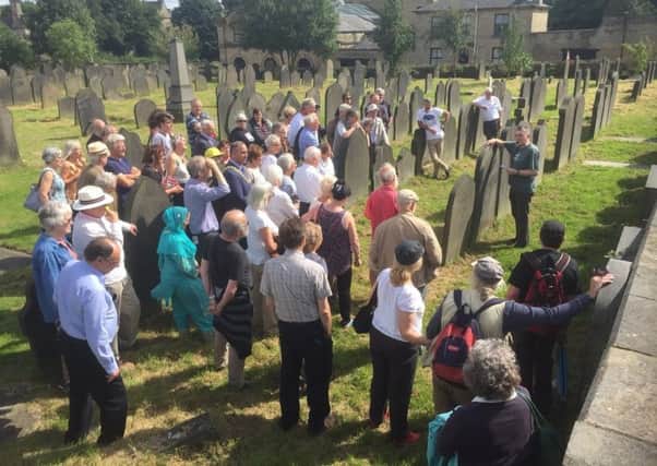 Chartists: Historian David Glover  speaks about Chartist graves, including that of Ben Rushton,  at Lister Lane cemetery