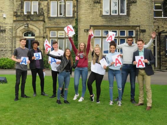 Hipperholme Grammar students celebrated their GCSE results