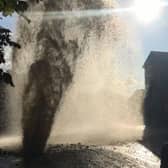 Water burst in Stainland Road