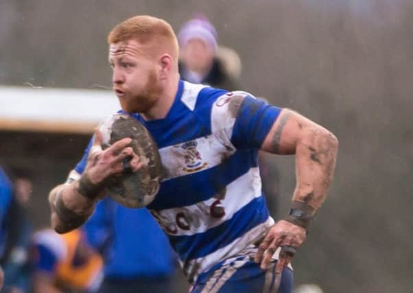 Actions from the Challenge Cup, Siddal v Milford, at Chevinedge. Pictured is Byron Smith