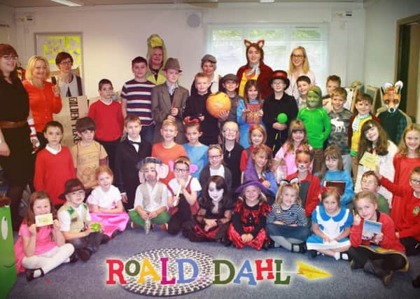 Children from Calder Primary School dressed up as their favourite character