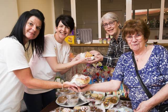 At the cake stall are, from the left, Tracey Proctor, Joanne Rice, Irene Eames and Margaret Martin