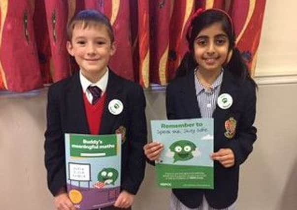 Sponsored maths challenge at Hipperholme Grammar School to raise money for the NSPCC