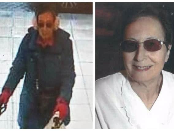 Missing  Cathryn Holdsworth, 72, from Halifax (Photos; West Yorkshire Police)