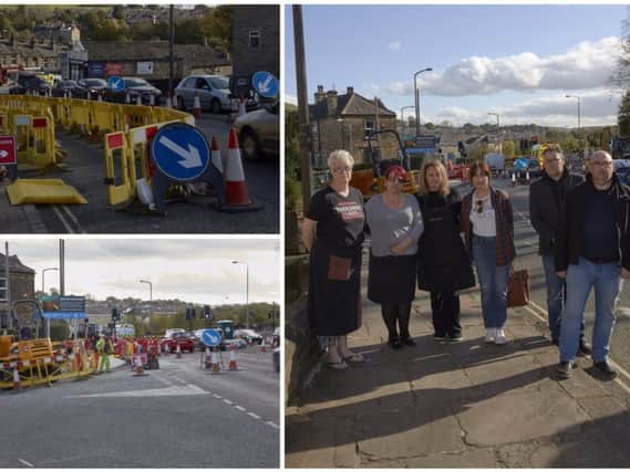 Angry traders say the A629 roadworks have severely damaged their businesses