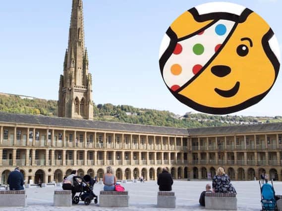 Children will be singing live from the Piece Hall for Children in Need