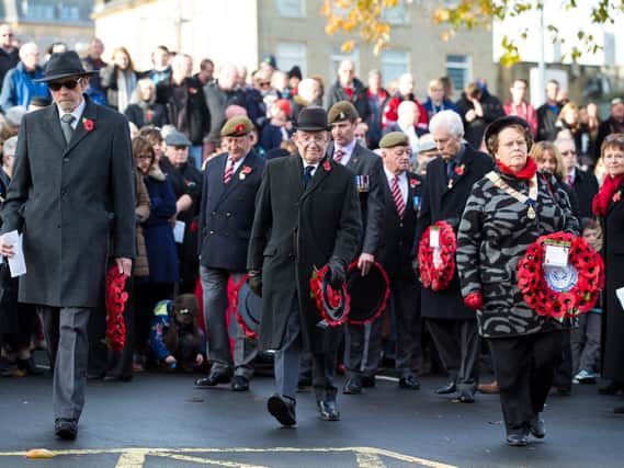 A round-up of Remembrance Sunday services in Calderdale