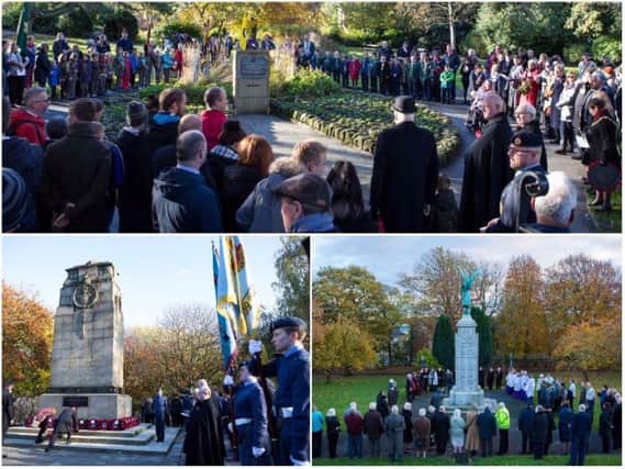 Services took place across Calderdale on Remembrance Sunday