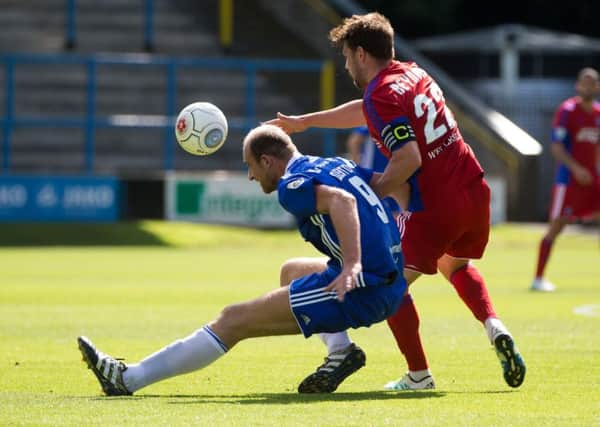 Actions from FC Halifax Town v Aldershot at the Shay