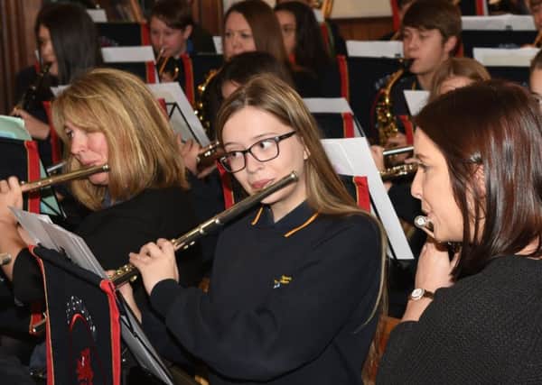 Brighouse High School and Brooksbank School Wind Band.