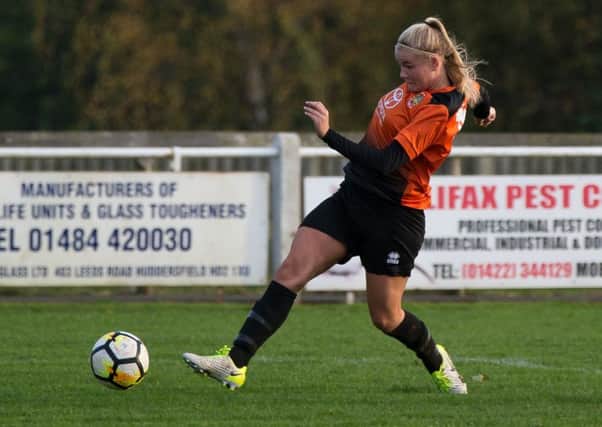 Actions from Brighouse Town Ladies v Chester-le-Street. Pictured is Danni Brown