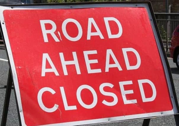 Water burst issues have caused two roads to be closed while work is carried out