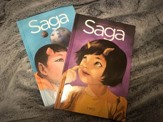Saga by Brian K. Vaughan and Fiona Staples