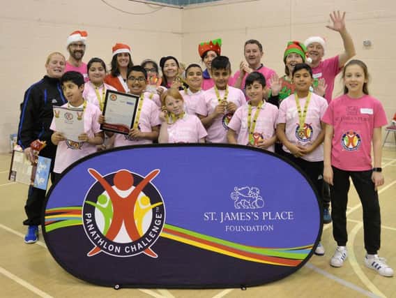 Pupils from St Augustines were crowned champions at the Panathlon Yorkshire Primary Final