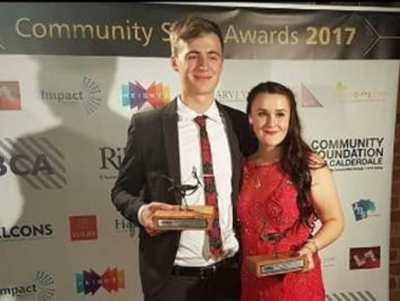 Saskia was awarded the Calderdale Community Spirit Awards Young Community Champion