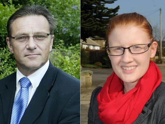 Calder Valley MP Craig Whittaker and halifax MP Holly Lynch