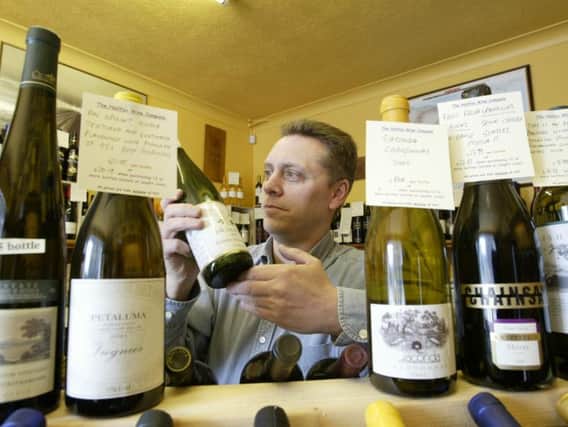 Andy Paterson, of the Halifax Wine Company soon after the launch of the Halifax Wine Company
