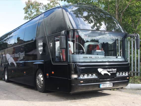 One of Arrow Coach Travel's luxury coaches.