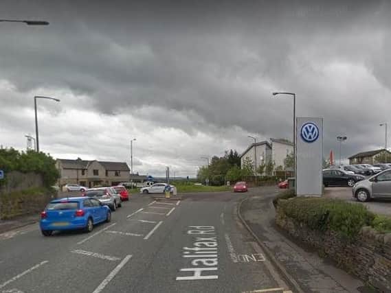 The crash happened on Halifax Road in Shelf, close to the Stone Chair Roundabout. Picture: Google