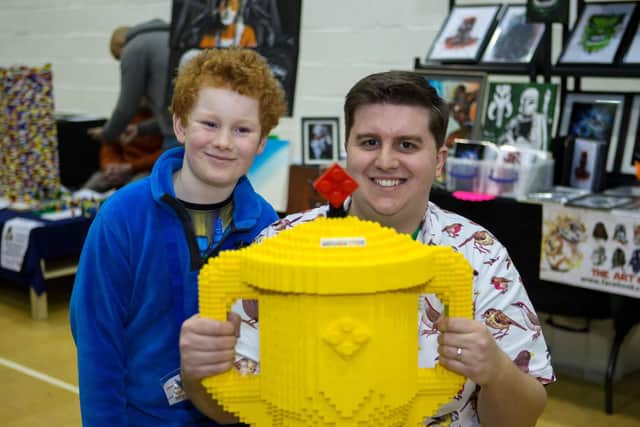 One of the winners of the Channel 4 competition show Lego Masters, Nate Dias,  made an appearance