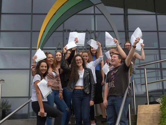 GCSE results at Trinity Academy Halifax have placed the school in the top five per cent nationally