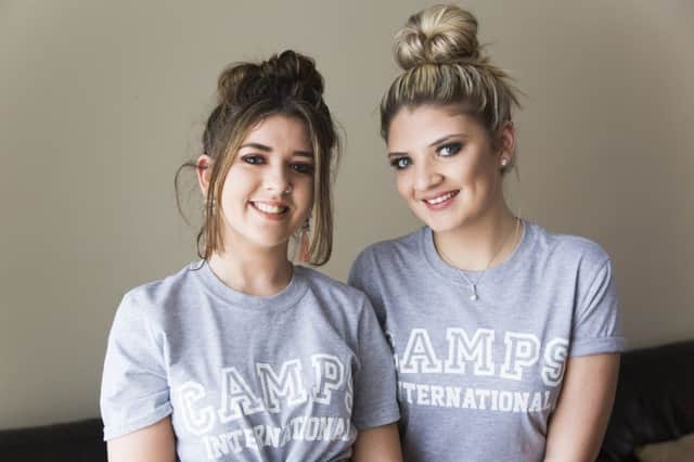 Caitlin Bradley, left, and Poppy Hornby-Parr fundraising for Borneo expedition with Camps International.