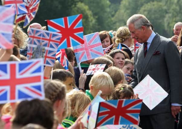 Prince Charles on a previous Royal visit to Calderdale, at Todmorden