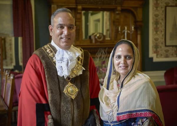The Mayor and Mayoress of Calderdale, Coun Ferman Ali and Mrs Shaheen Ali