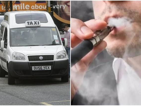 Changes could be made to vaping in taxis