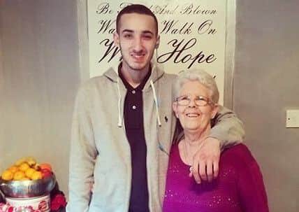 Cmac with his grandmother Isabel Thomson