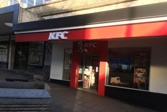 The KFC outlet on George Street, Halifax.