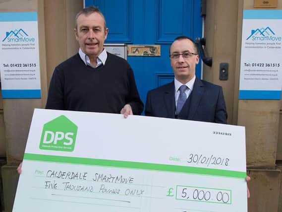 Daren King, Head of Tenancy Deposit Protection at the DPS (right) with Stuart Rumney, Chief Executive at Calderdale SmartMove