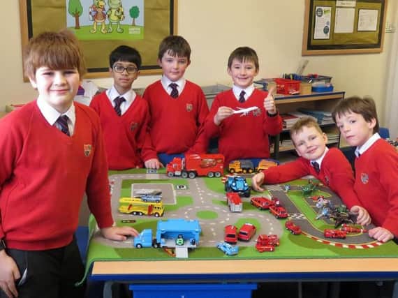 Alfs Car Club invites pupils to bring along their favourite toy cars to play with