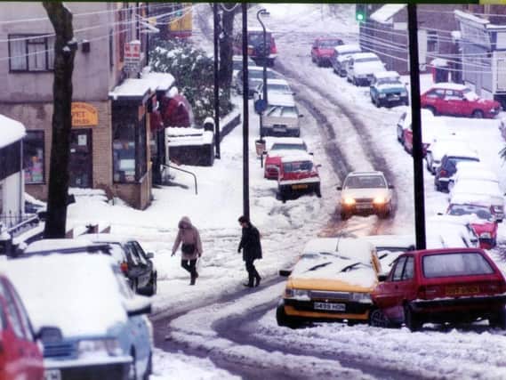 Snow scene 20 years ago