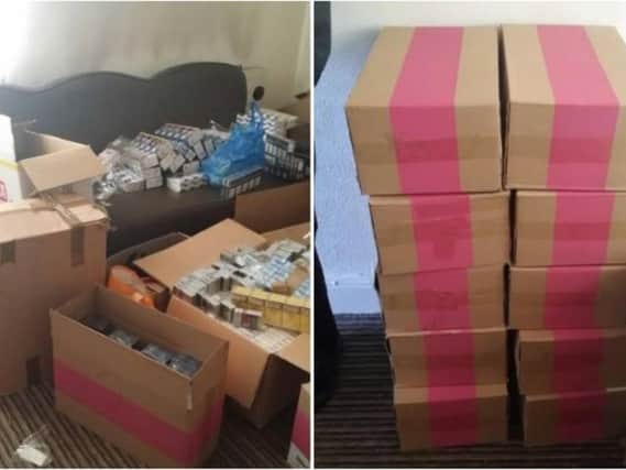 Cigarettes recovered in Calderdale (Pic: West Yorkshire Police)