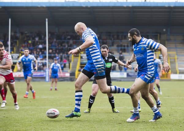 Fax v Leigh at the MBI Shay Stadium.