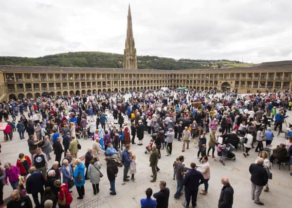 The Piece Hall re-opened in August.