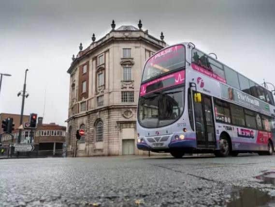 A First Bus in Leeds.