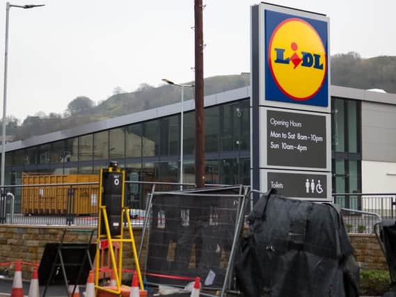 The Lidl store in Todmorden